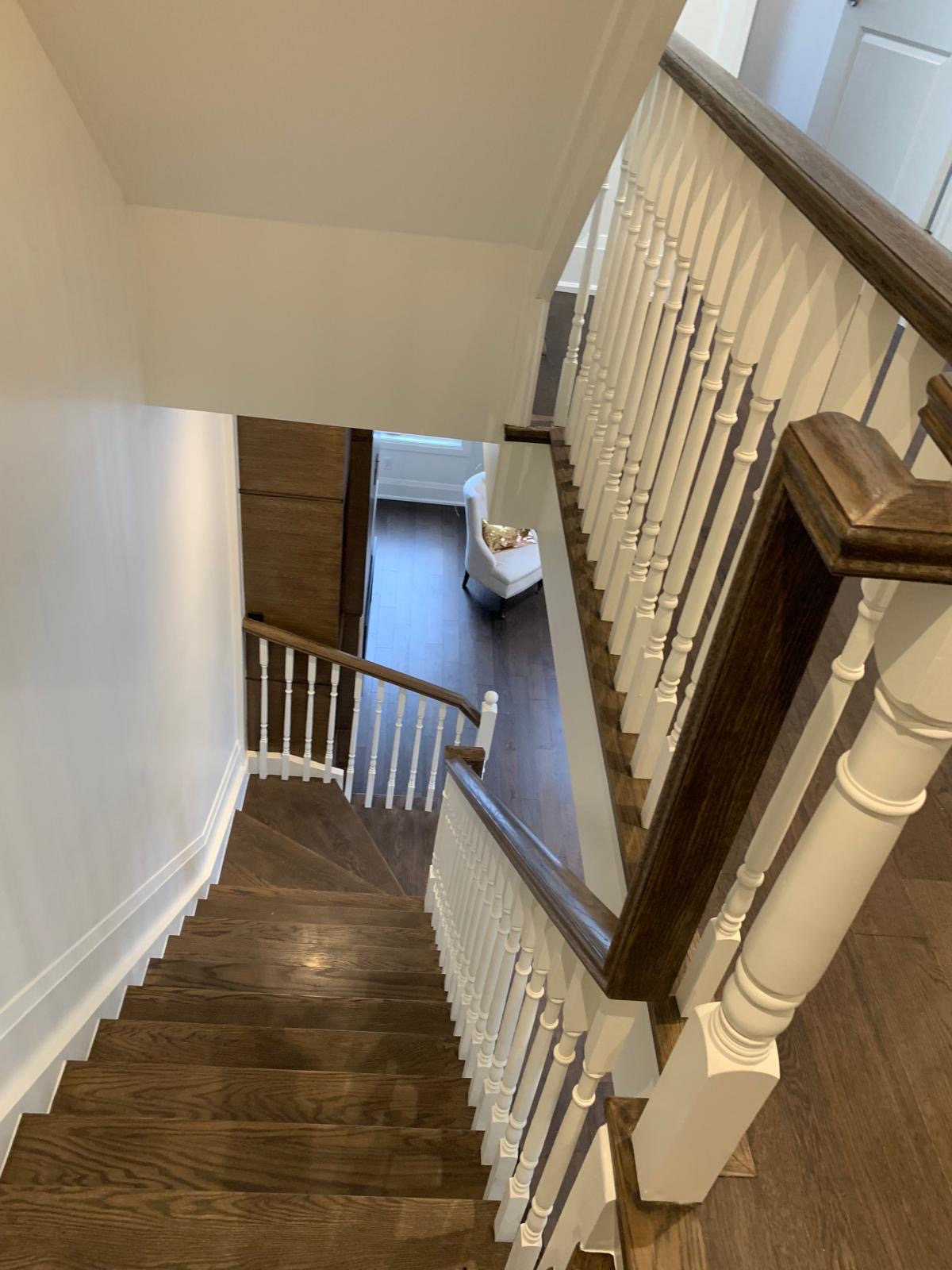 Luxury staircase overview